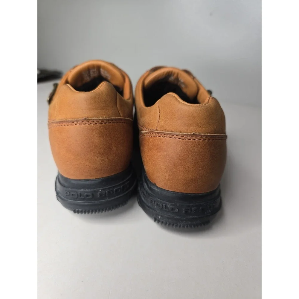 Polo Sport Ralph Lauren Women Leather Oxford Buckle Shoes 90s WB4194 Size 8.5B